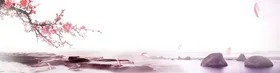 手绘古风插画背景图片复国中国海报素材