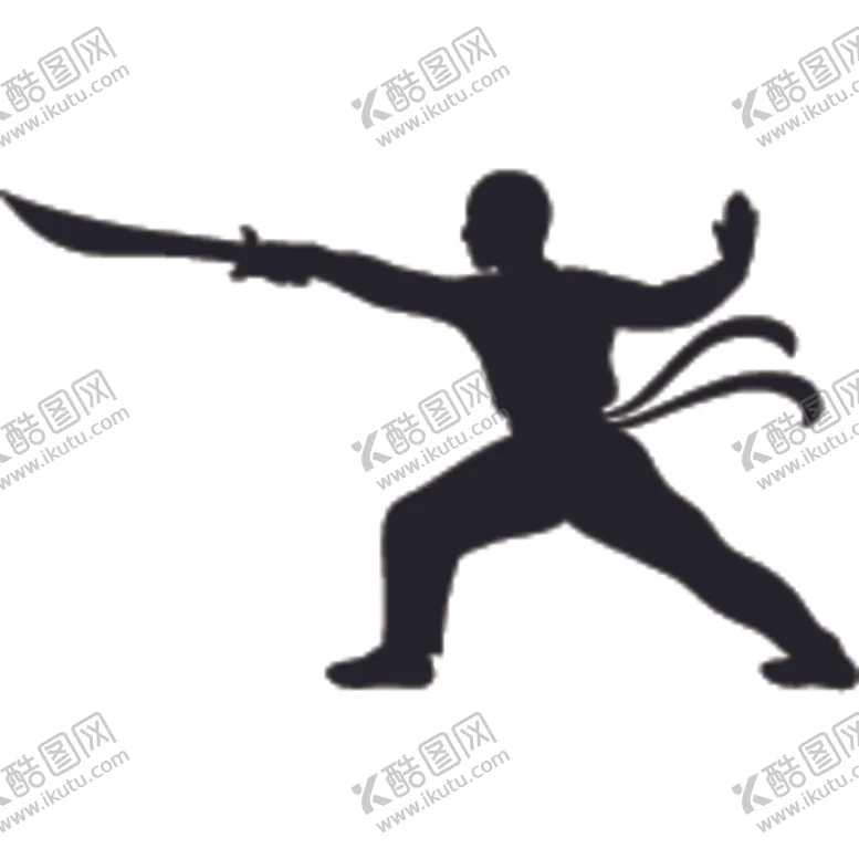 编号：70237604142027252204【酷图网】源文件下载-武术格斗剪影