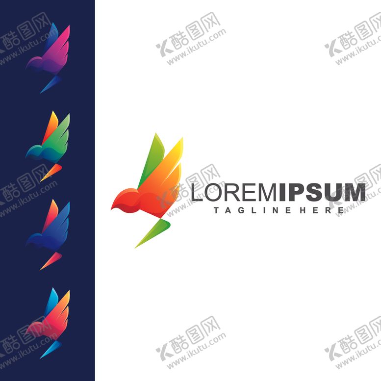 编号：26196210290709117425【酷图网】源文件下载-禽类LOGO标志