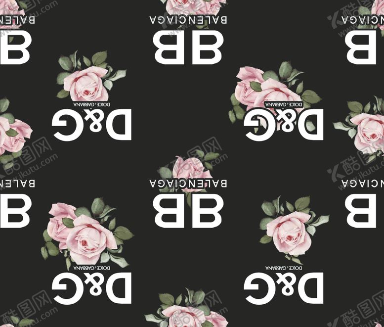 编号：81181410051911379644【酷图网】源文件下载-大牌字母花