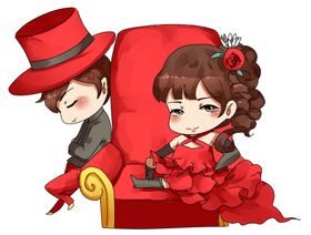 卡通情侣