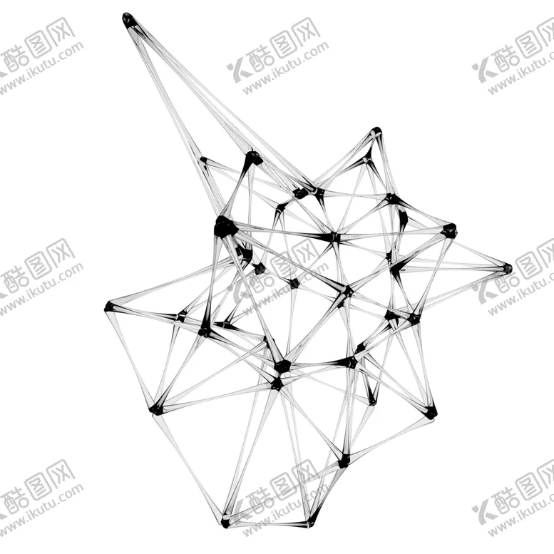 编号：97721503091132158957【酷图网】源文件下载-抽象晶格