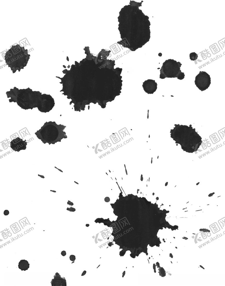 编号：74697406241618019891【酷图网】源文件下载-一组十九个超大滴水和飞溅刷