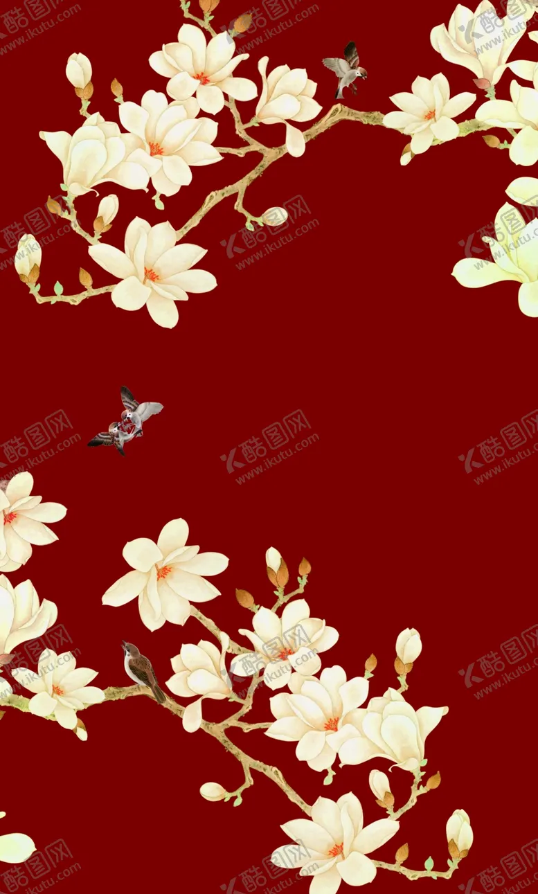 编号：63364401150811524956【酷图网】源文件下载-国画花鸟画