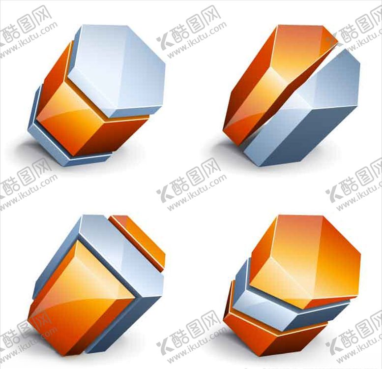 编号：81321510070934447827【酷图网】源文件下载-3D图形结构不规则图形创意时尚