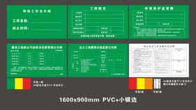 施工铭牌 环境保护监督 环保