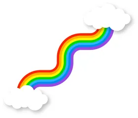 彩虹图案卡通免抠png