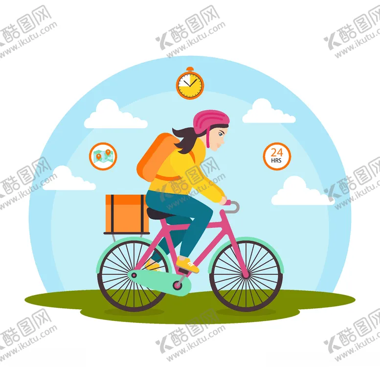 编号：83283104080230147244【酷图网】源文件下载-骑自行车