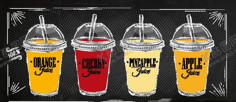 编号：57545810301548554526【酷图网】源文件下载-手绘外卖果汁