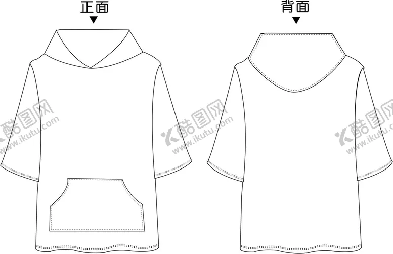 编号：47987201131058373051【酷图网】源文件下载-五分袖卫衣