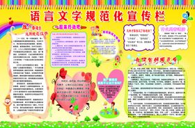 学好普通话文化墙