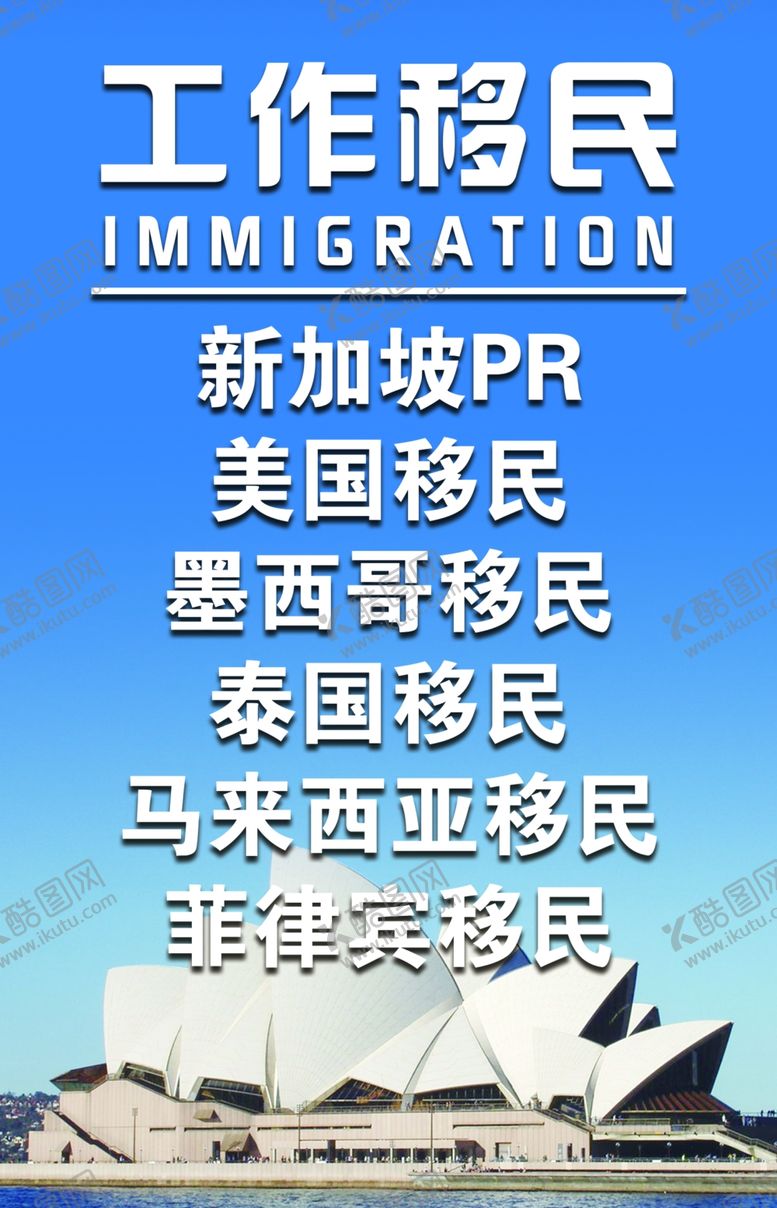 编号：10617006280221165433【酷图网】源文件下载-澳洲移民海报图片
