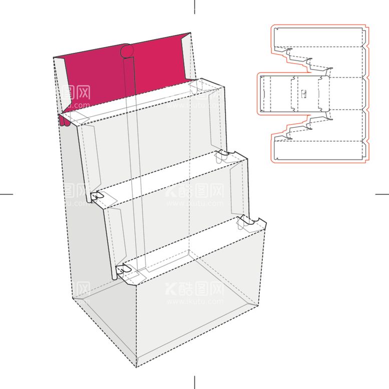 编号：93257212151854583743【酷图网】源文件下载-包装盒立体展开图