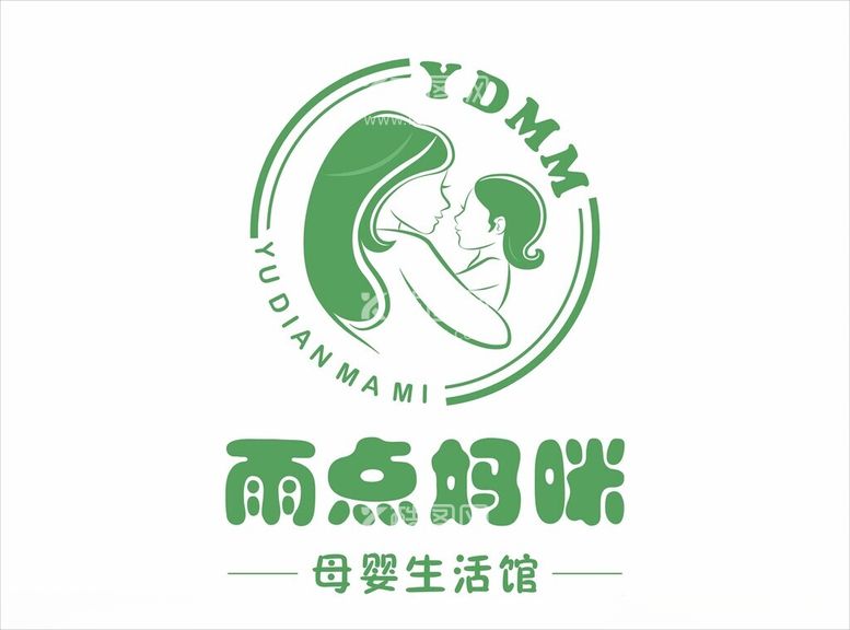 编号：19551912300446239603【酷图网】源文件下载-母婴店logo