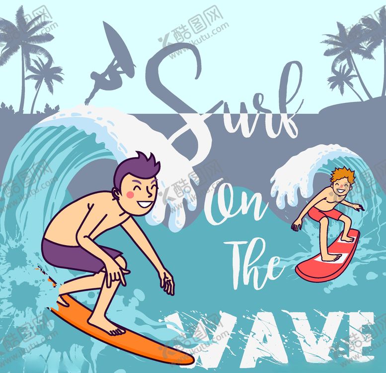 编号：85241809271848473599【酷图网】源文件下载-海上冲浪男子