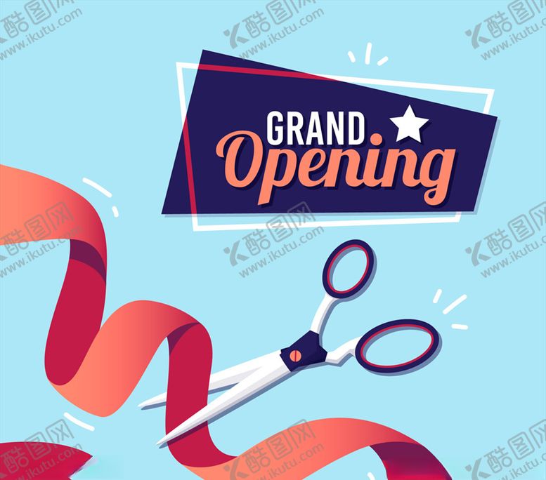 编号：89451510070925088648【酷图网】源文件下载-创意开业插画