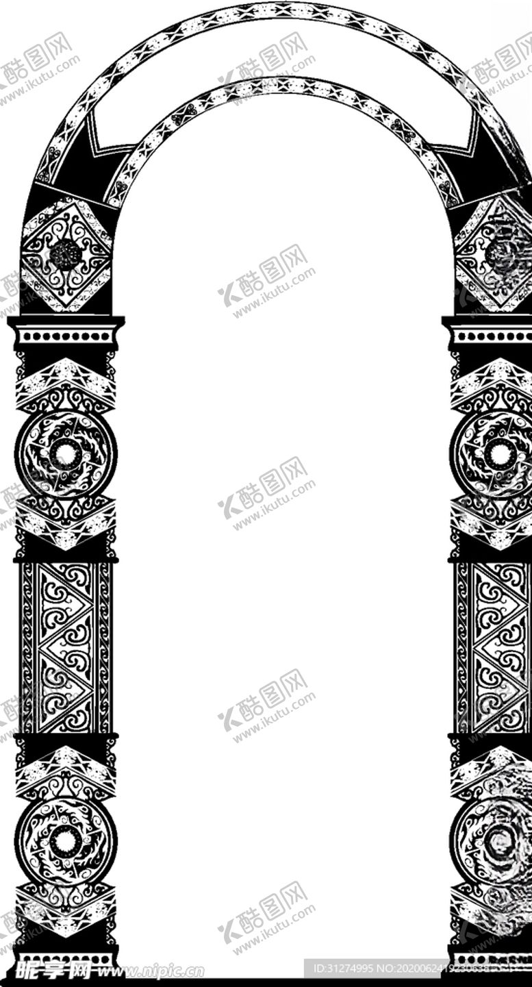 编号：62704805071430053983【酷图网】源文件下载-镂空花图案