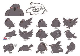 鸟类姿态插画集合