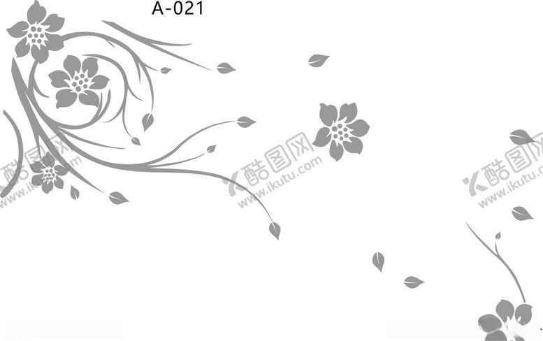 编号：46236610010059456294【酷图网】源文件下载-对角花矢量图片素材