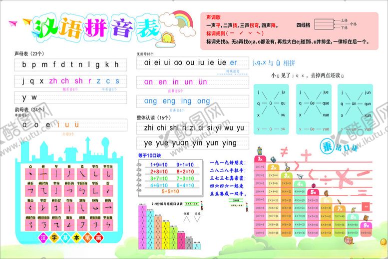 编号：27394802181410113035【酷图网】源文件下载-拼音表