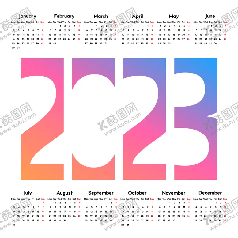 编号：97201012100000334942【酷图网】源文件下载-2023日历