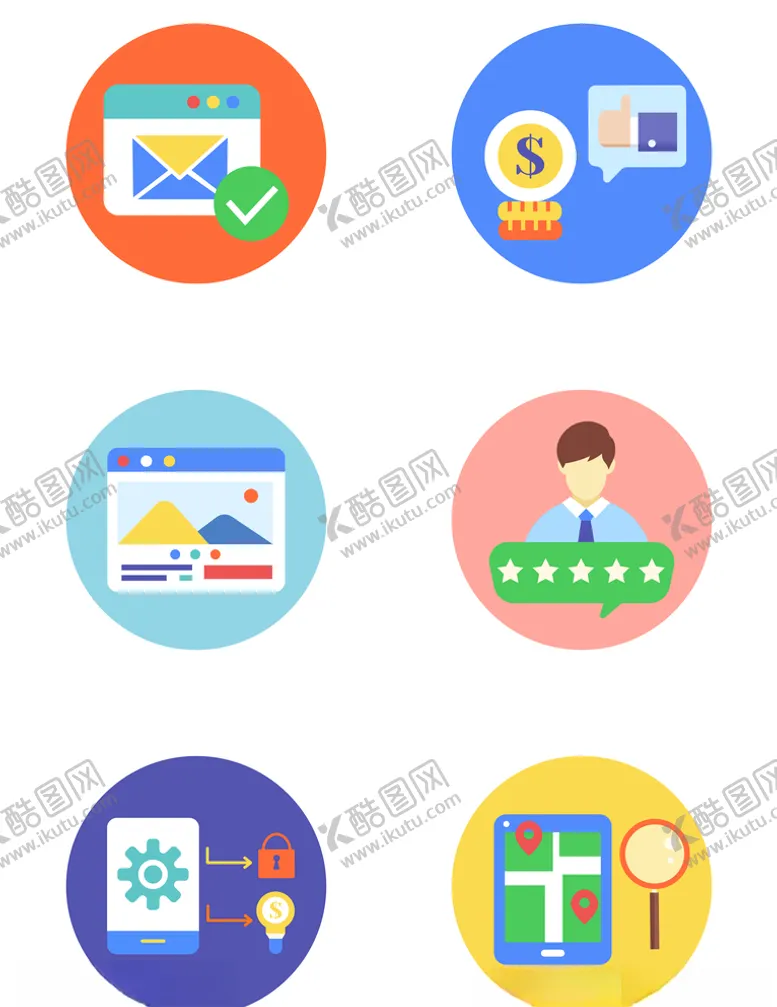 编号：29242407132221066157【酷图网】源文件下载-卡通手绘商务办公手机设备网页