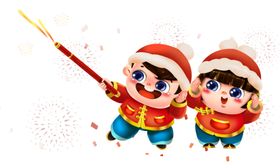 牛牛年2021小牛卡通素材儿童玩具公仔