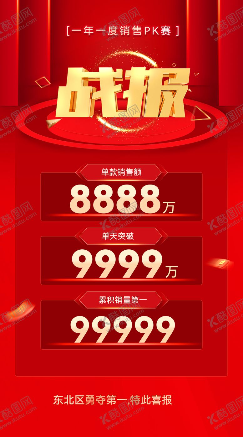 编号：47718707261132406980【酷图网】源文件下载-战报海报
