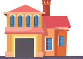 房子Ai矢量图建筑屋住宅
