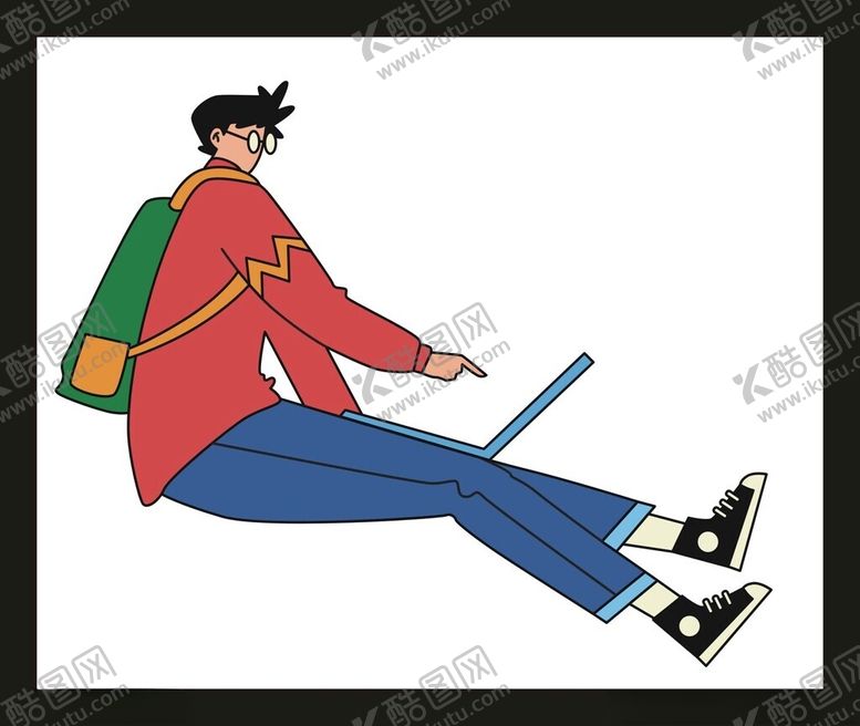 编号：64250402172128331576【酷图网】源文件下载-手绘男人男孩