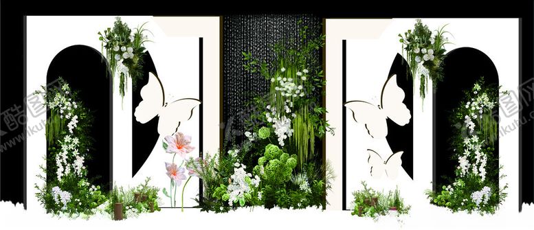 编号：87773711202319013244【酷图网】源文件下载-白色婚礼森系婚礼