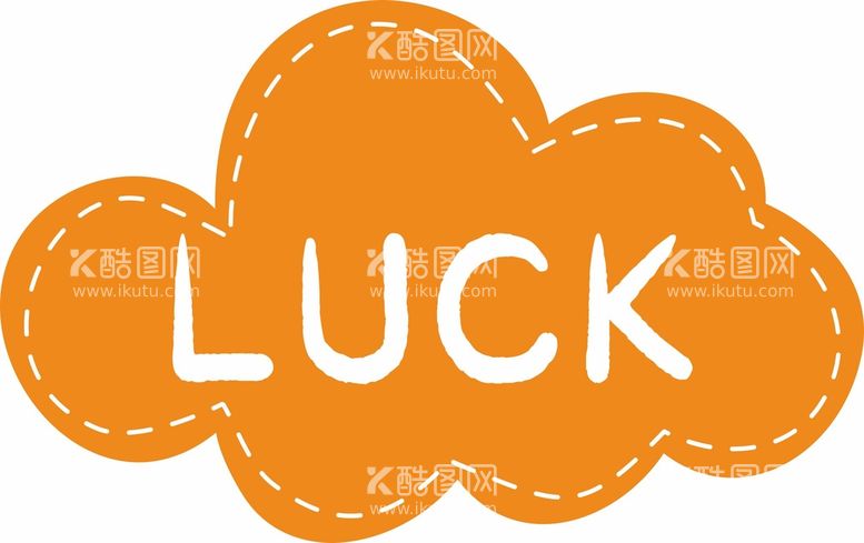 编号：57689110092105184062【酷图网】源文件下载-卡通儿童手举牌 luck 