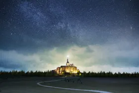 创意星空合成海报
