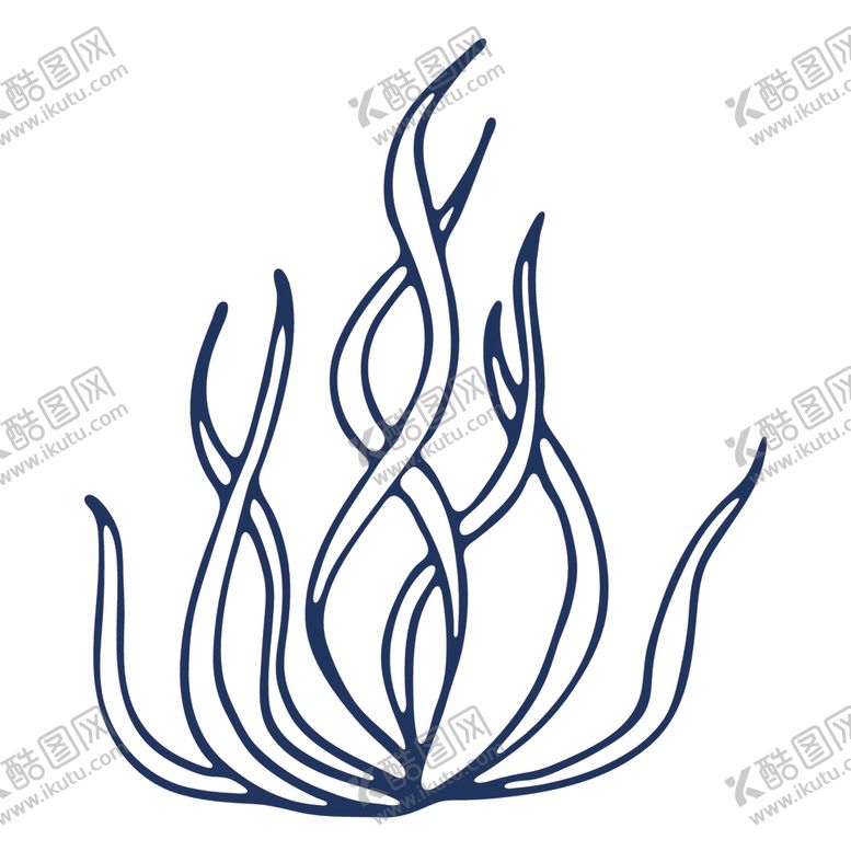 编号：60535405102336206779【酷图网】源文件下载-手绘海洋生物