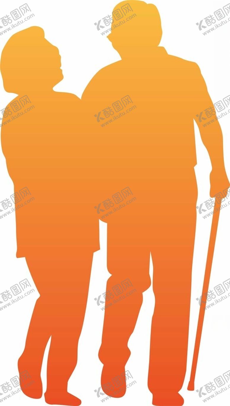 编号：35133202200441175176【酷图网】源文件下载-老人剪影