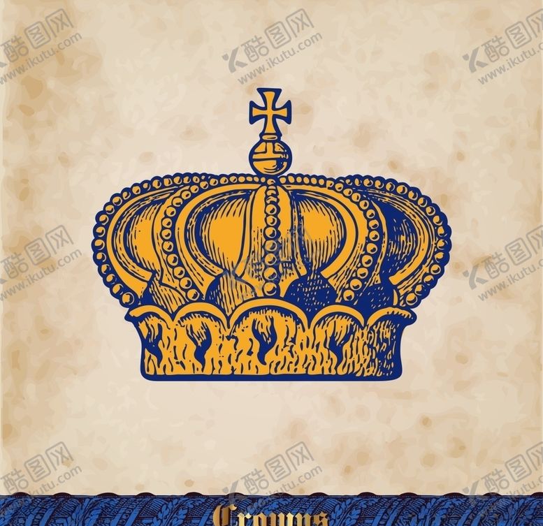 编号：92148310300936281647【酷图网】源文件下载-皇冠手绘