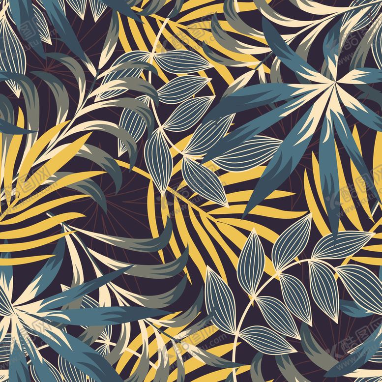 编号：99856309141626049761【酷图网】源文件下载-叶子花纹