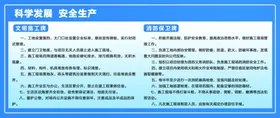 标化工地文明施工牌