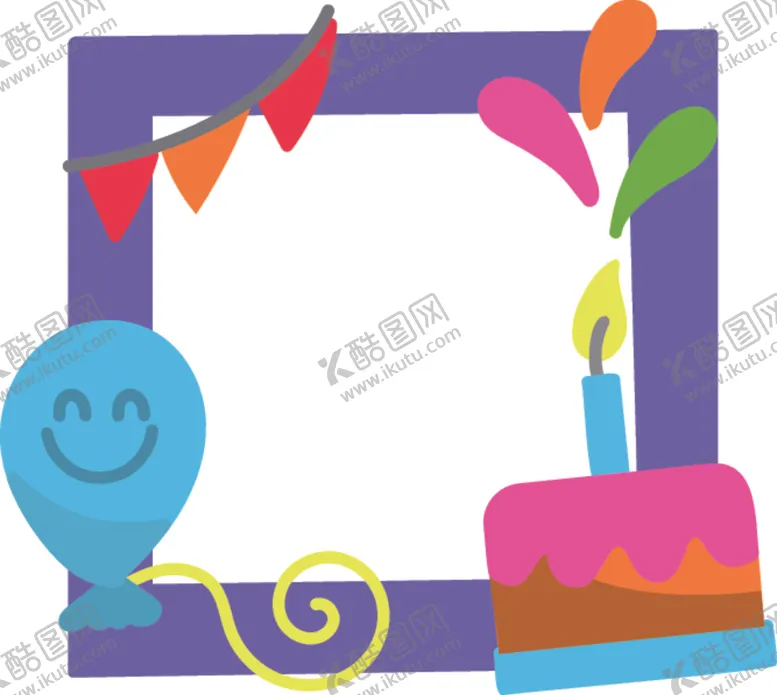 编号：16098503142354414847【酷图网】源文件下载-生日相框