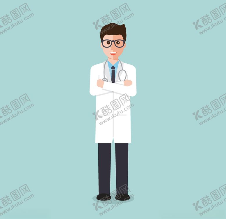 编号：29130307042146158282【酷图网】源文件下载-卡通医生