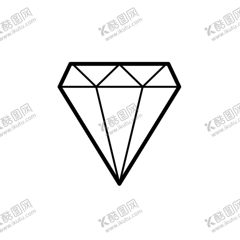 编号：69364909110413386863【酷图网】源文件下载-手绘钻石宝石水晶珠宝免扣素材