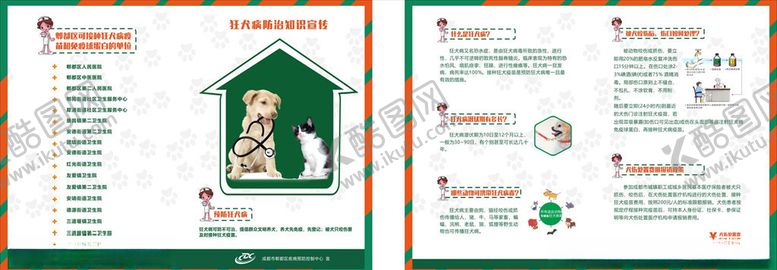 编号：98375204211603345946【酷图网】源文件下载-狂犬病知识宣传折页