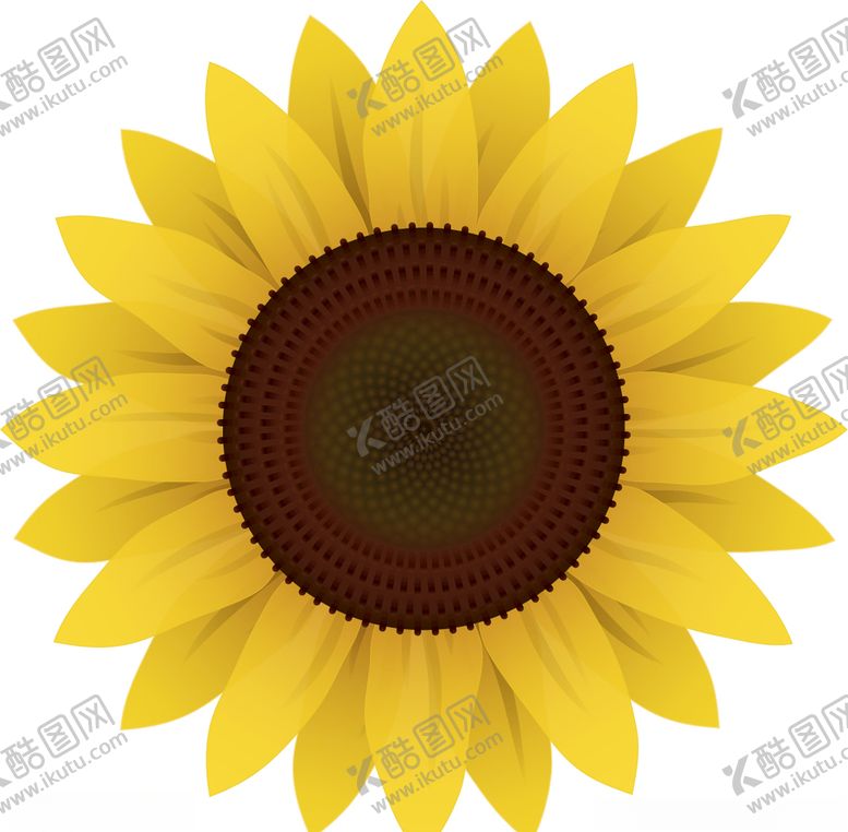 编号：70123309201733435945【酷图网】源文件下载-矢量向日葵