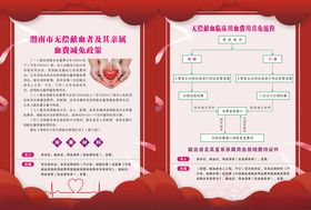 无偿献血者及其亲属血费减免政策