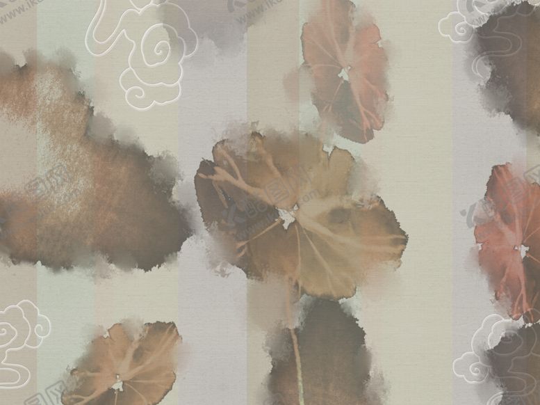 编号：14956110082249129869【酷图网】源文件下载-新中式背景墙