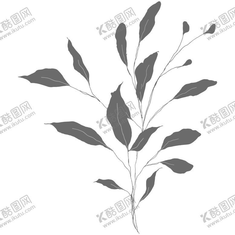 编号：14326007121915194653【酷图网】源文件下载-手绘花藤花纹
