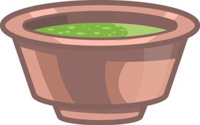抹茶甜矢量图绿色点相关