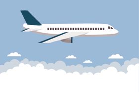航空飞机背景