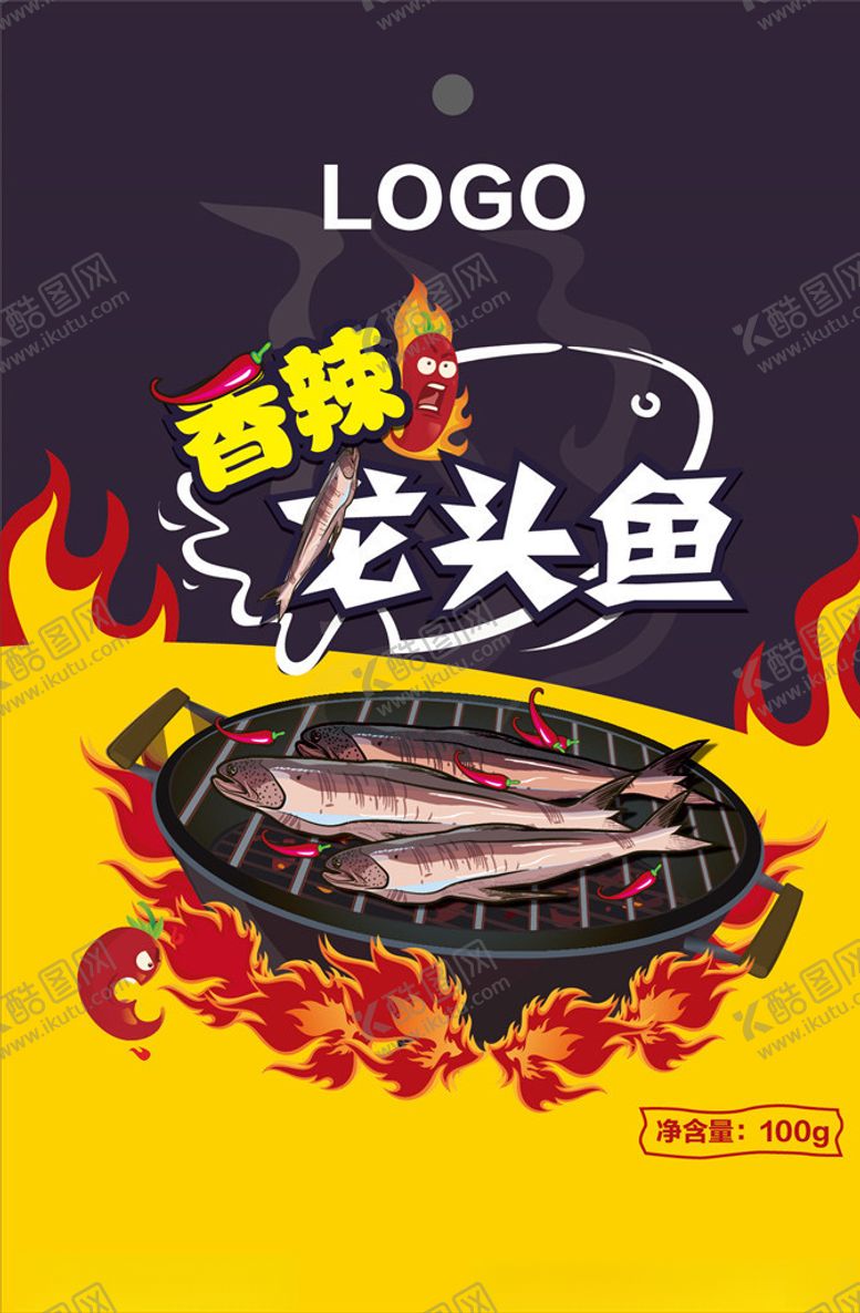 编号：63700909251959139515【酷图网】源文件下载-香辣龙头鱼