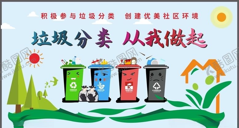 编号：29303007012341118171【酷图网】源文件下载-垃圾分类